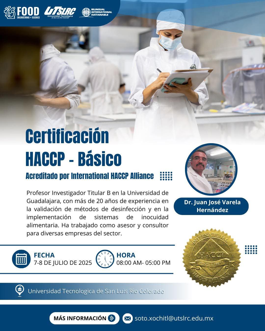 Impartirá Gobierno del Estado de Sonora certificación en seguridad alimentaria en la Universidad Tecnológica de SLRC